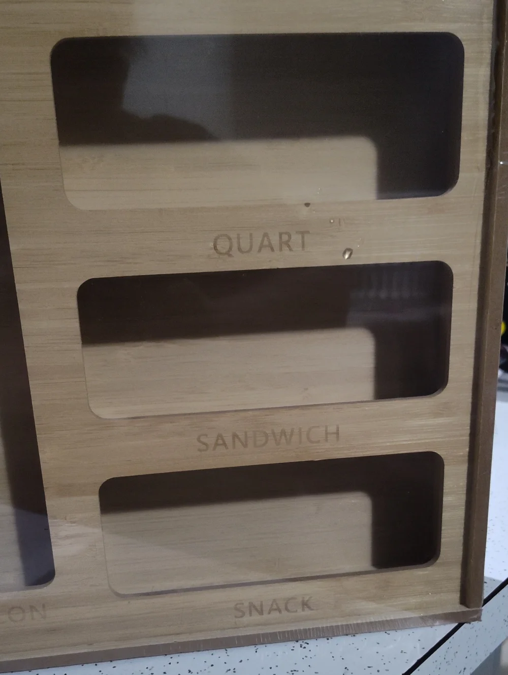 Bamboo Food Storage Organizer - Natural Bamboo
